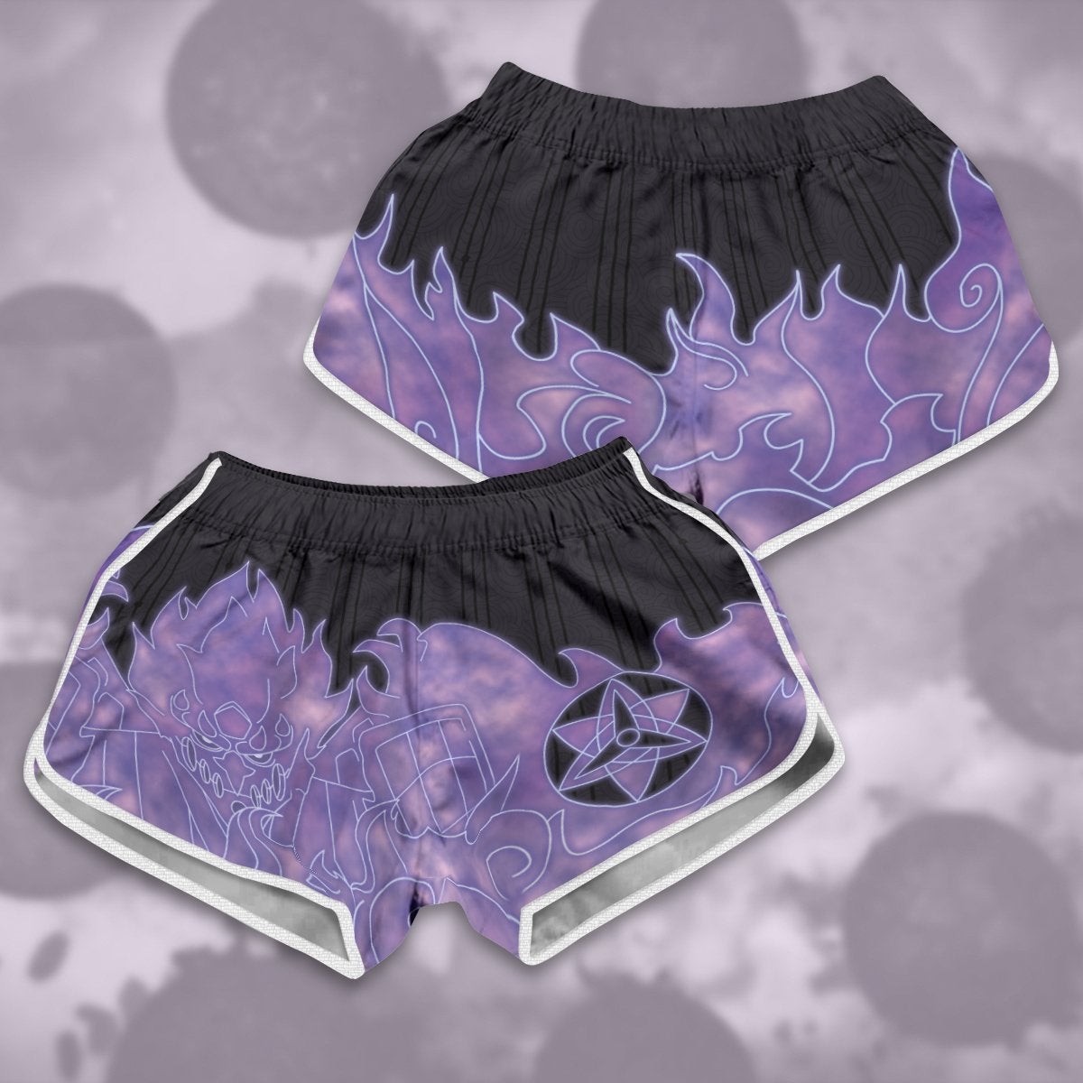 Naruto Shorts - Sasuke Armor Women Beach Shorts FH0709