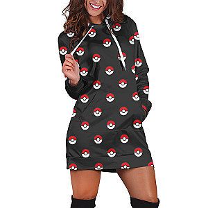 Pokemon Hoodie Dress - Poke Hoodie Dress FH0709