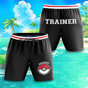 Pokemon Shorts - Poke Trainer Beach Shorts FH0709