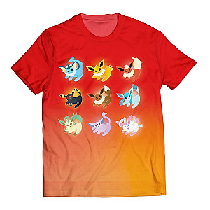 Pokemon T-shirts - Lion King Eevee Unisex T-Shirt FH0709