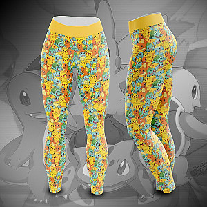 Pokemon Leggings - Pikachu and friends Unisex Tights FH0709