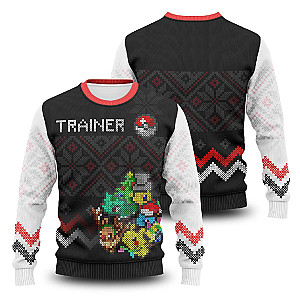 Pokemon Sweaters - Pokemon League Unisex Wool Sweater FH0709