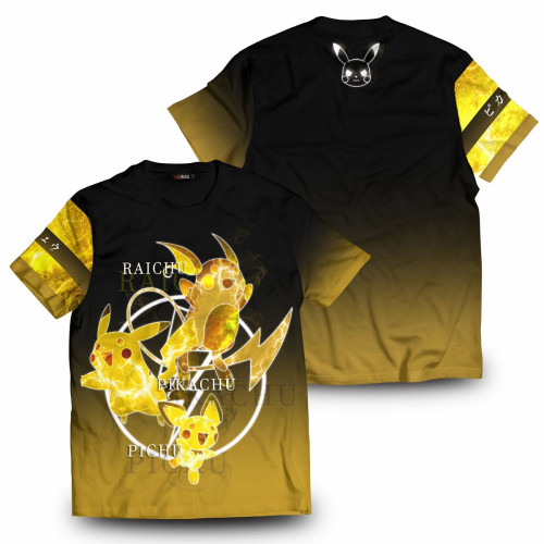 Pokemon T-shirts - Pikachu Spirit Unisex T-Shirt FH0709