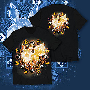 Pokemon T-shirts - Starry Eeveelution Unisex T-Shirt FH0709