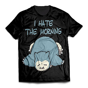 Pokemon T-shirts - I Hate Mornings Unisex T-Shirt FH0709