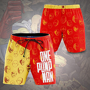 One Punch Man Shorts - One Pump Man Beach Shorts