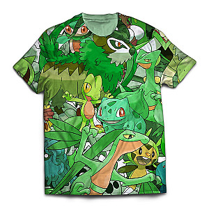 Pokemon T-shirts - Grass Unisex T-Shirt FH0709