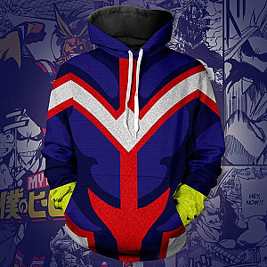 MHA Hoodies - All Might Unisex Pullover Hoodie FH0709