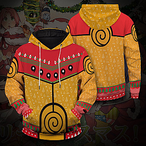Naruto Hoodies - Nine Tails Christmas Chakra Unisex Pullover Hoodie FH0709