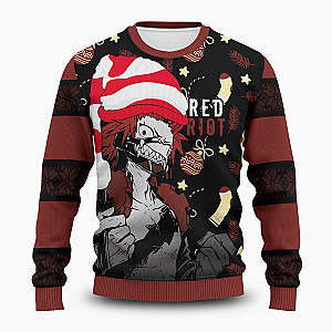 MHA Sweaters - Red Riot Kirishima Unisex Wool Sweater FH0709