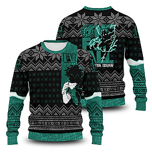 MHA Sweaters - Izuku Midoriya Unisex Wool Sweater FH0709