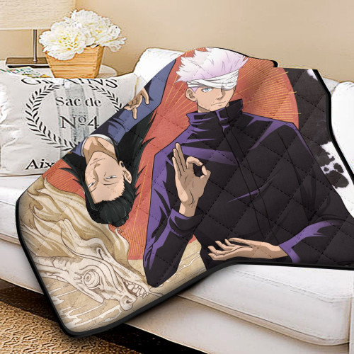 Jujutsu Kaisen Blankets - Gojo x Geto Cozy Quilt Blanket FH0709