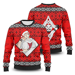 Jujutsu Kaisen Sweaters - Sukuna Christmas Unisex Wool Sweater FH0709