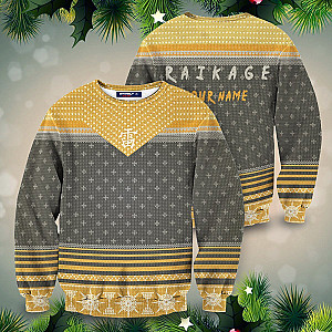 Naruto Sweaters - Personalized Raikage Unisex Wool Sweater FH0709