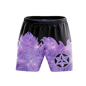 Naruto Shorts - Sasuke Armor Beach Shorts FH0709