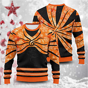 Naruto Sweaters - Baryon Mode Xmas Unisex Wool Sweater FH0709