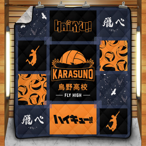 Haikyuu Blankets - Karasuno Cozy Quilt Blanket FH0709