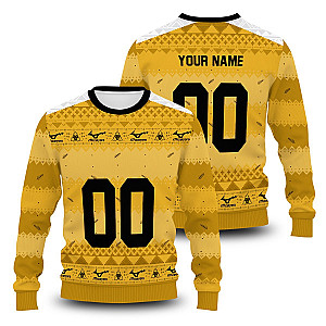 Haikyuu Sweaters - Personalized Team Johzenji Christmas Unisex Wool Sweater FH0709
