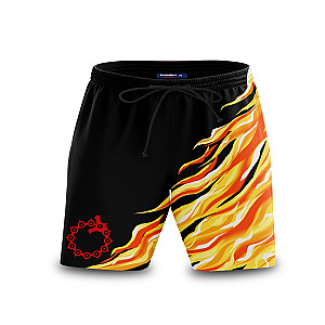 Seven Deadly Sin Shorts - Meliodas Dragon Beach Shorts FH0709