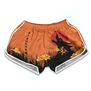 Naruto Shorts - Naruto Kyubi Women Beach Shorts FH0709
